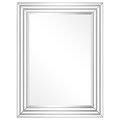 Empire Art Direct Empire Art Direct MOM-20225MM-3040 30 x 40 in. Solid Wood Frame Covered Wall Mirror with Beveled Multi Faceted Mirrored Bars - 1 in. Beveled Edge MOM-20225MM-3040